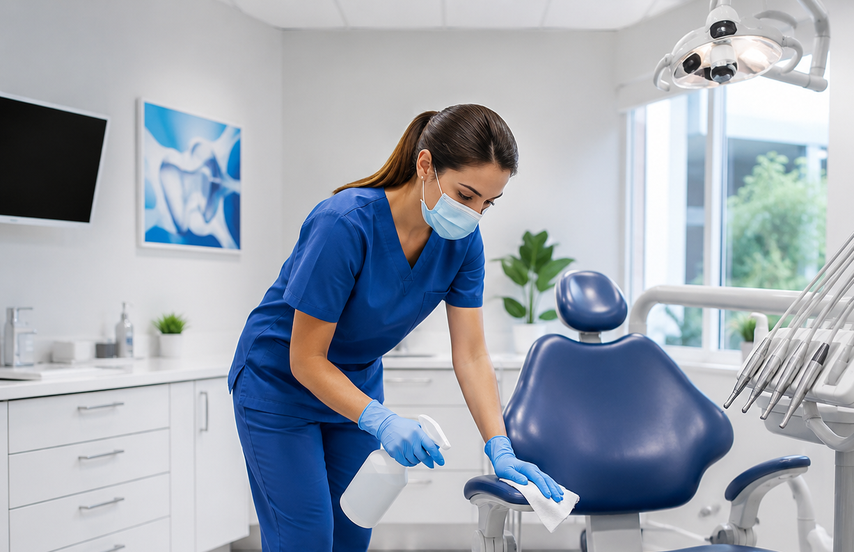 dental office cleaning Los Angeles, dental clinic cleaning, dentist office cleaning services, orthodontic office cleaning