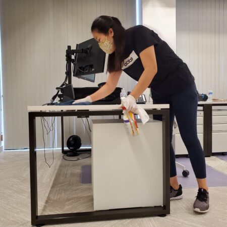 Maid For LA professional cleaner in a clean Los Angeles home